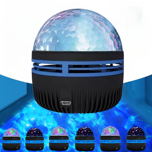Wave Remote Control Projector Light Star Aurora Night Lamp
