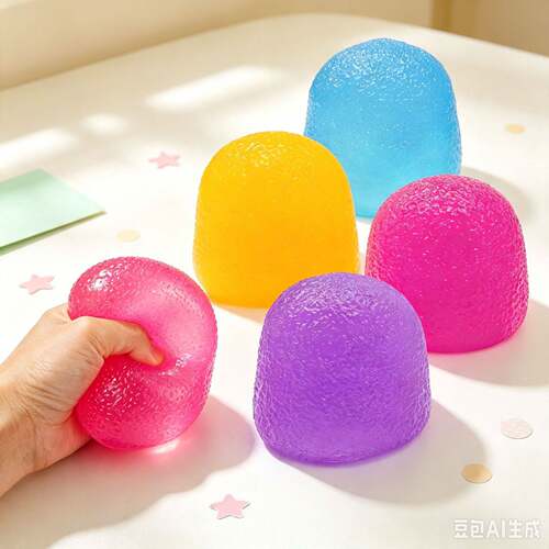 Rainbow Candy Squishy Slow Rise Stress Relief Toy