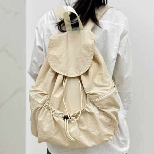 Nylon Backpack Large Capacity Foldable School Bag