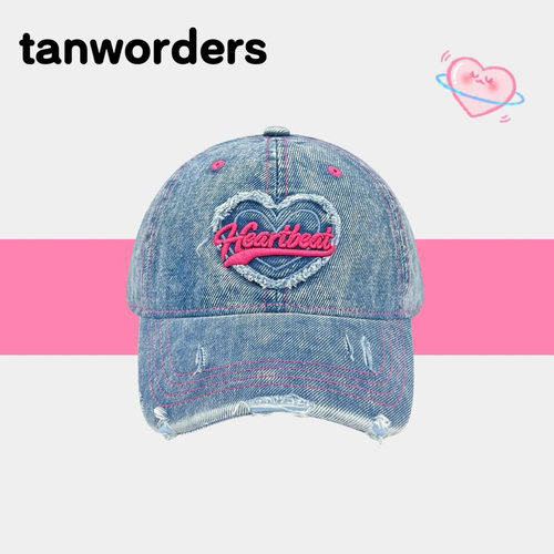 Pink Soft Top Embroidered Cap Wide Brim Face Slimming Ins