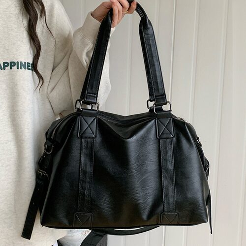 2026 Trendy Korean Tote Bag Women Large Capacity Travel Bag