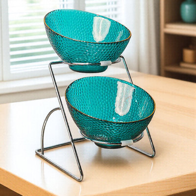 酒店早餐厅食物小菜展示架餐具