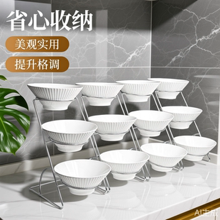 酒店商用自助餐食品级调料架容器桌面展示架小料台架子麻辣烫器皿