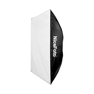NiceFoto耐思柔光箱柔光罩摄影灯灯罩附件便携长方形影室灯光箱霸王卡口