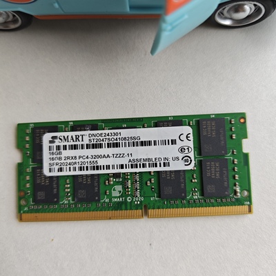 笔记本内存条16G SMART 16GB DDR4 2666 3200AA二手拆机
