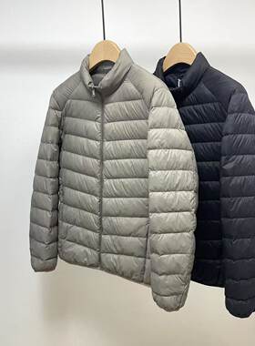 2025冬季新款轻薄羽绒服男立领修身轻便90鸭绒保暖舒适内胆青年男