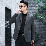 春秋季西服男薄款中青年帅气商务休闲免烫外套单西便服21068P105，男装西服，星座1010A-2