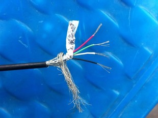 京霖牌4芯信号线4*28AWG屏蔽线 UL认证TRVVP外径3.5mm