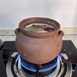 土砂锅传统厨房高温明火液化气麻辣烫炖煮米线罐罐带盖陶罐煲汤釉