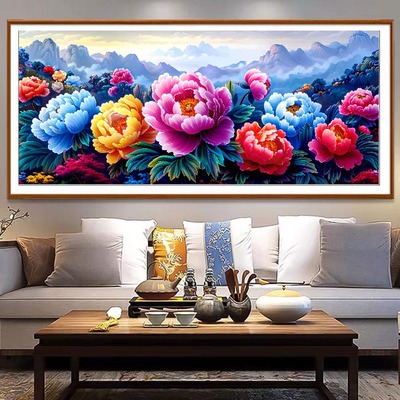 花开富贵十字绣2025新款