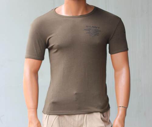 无贼WZJP美式海豹突击队军事风战术修身短袖绿色男款肌肉USARMY