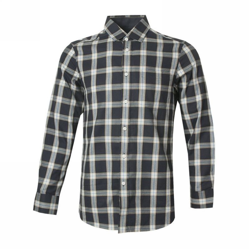 fog男士秋冬法兰绒格子休闲衬衣