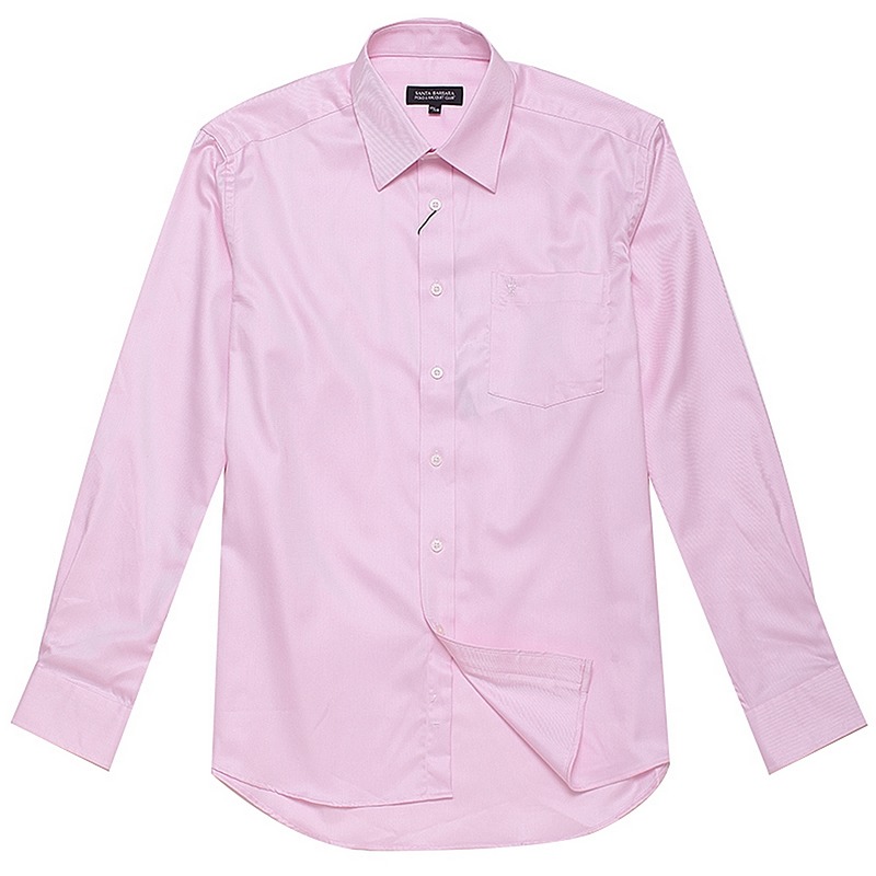 男士全棉丝光长袖衬衫