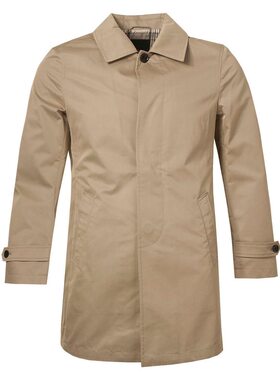 LONDON FOG/伦敦雾专柜正品男士暗门襟斜插袋中长款风衣LS17WF002