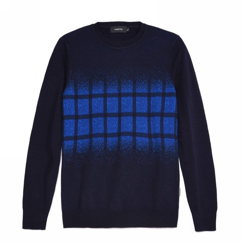 fog伦敦雾秋冬针织圆领休闲毛衣