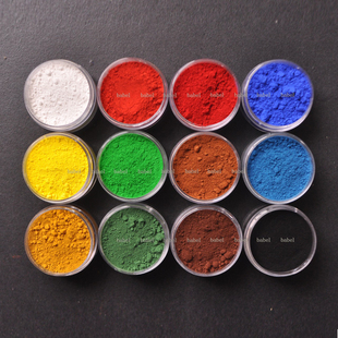唐卡 水彩 水性丹培拉 12常用色粉 babel 自制水彩色粉 溶水 国画