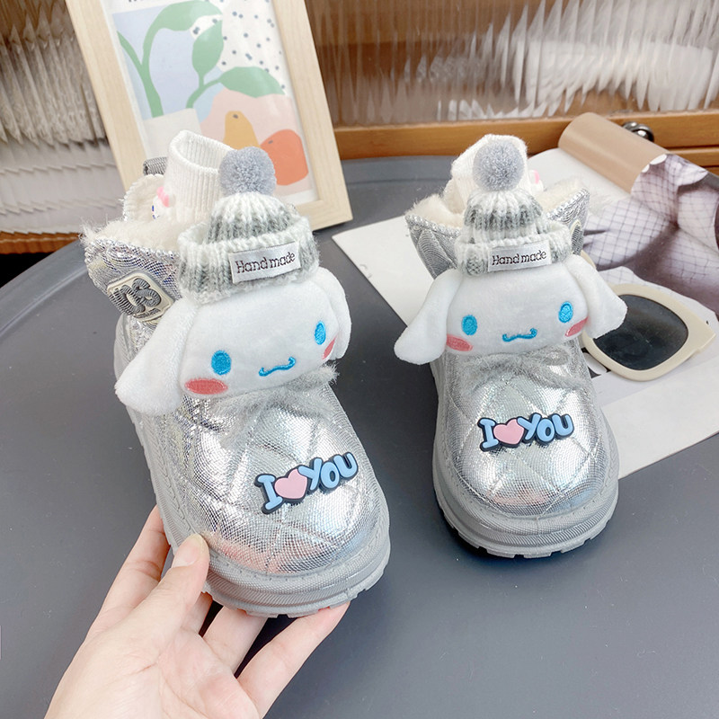 儿童雪地靴冬季新款加绒卡通玉桂狗棉靴保暖可爱短靴男女童毛毛靴,童鞋/婴儿鞋/亲子鞋,棉靴,淘宝优惠券,粉丝福利购,淘宝优惠卷