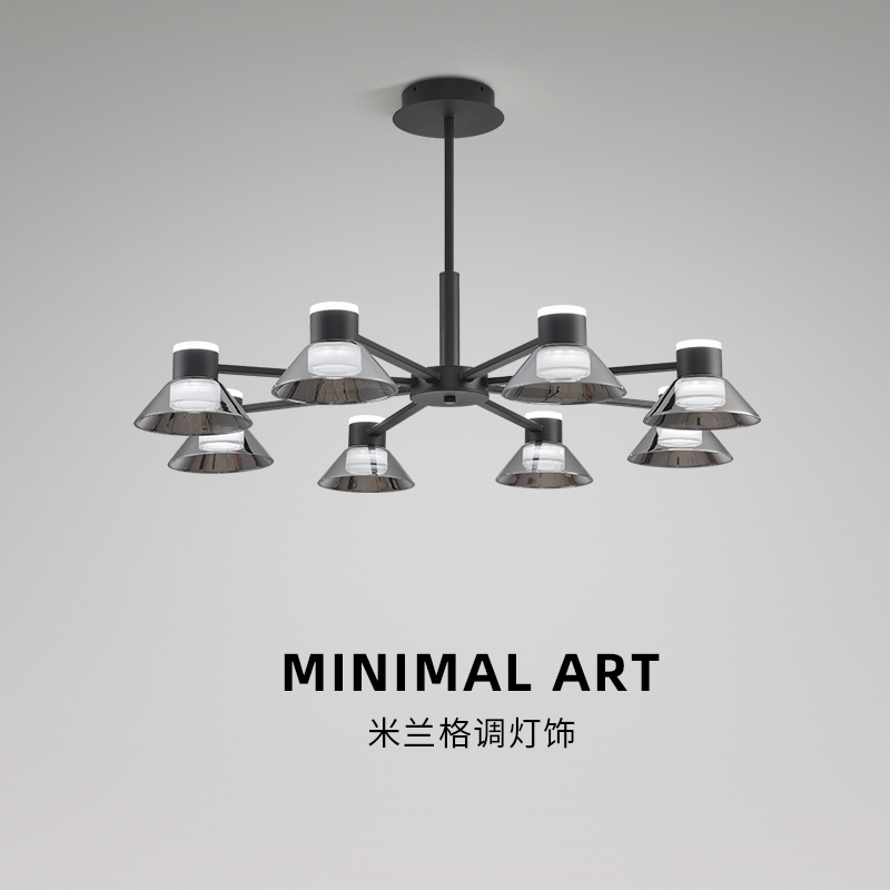 客厅吊灯意式极简上方灯