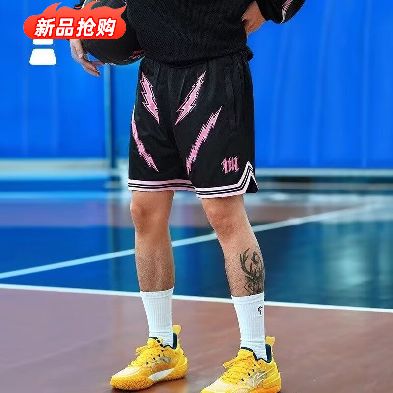 夏季新款美式短裤男潮牌薄款设计感小众宽松大码运动休闲五分裤子