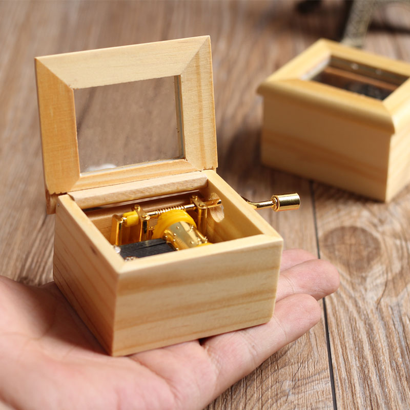 Special Offer originality Birthday gift Retro Hand shake woodiness Music box The music box City of sky Girlfriend Schoolboy childrenin the Home accessories , Decorative items , Music Box  category - from Buy2taobao.com to provide professional Taobao agent buy service