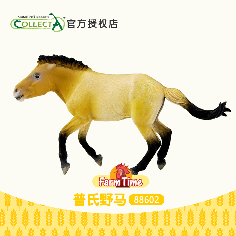 正品英国我你他Collecta普氏野马仿真农场动物玩具模型摆件88602