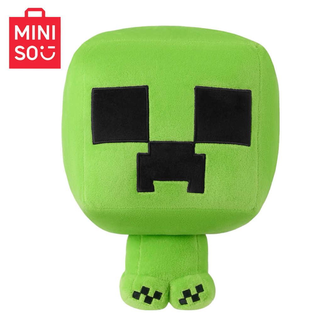 MINISO名创优品我的世界苦力怕毛绒公仔玩偶抱枕创意礼物周边玩具