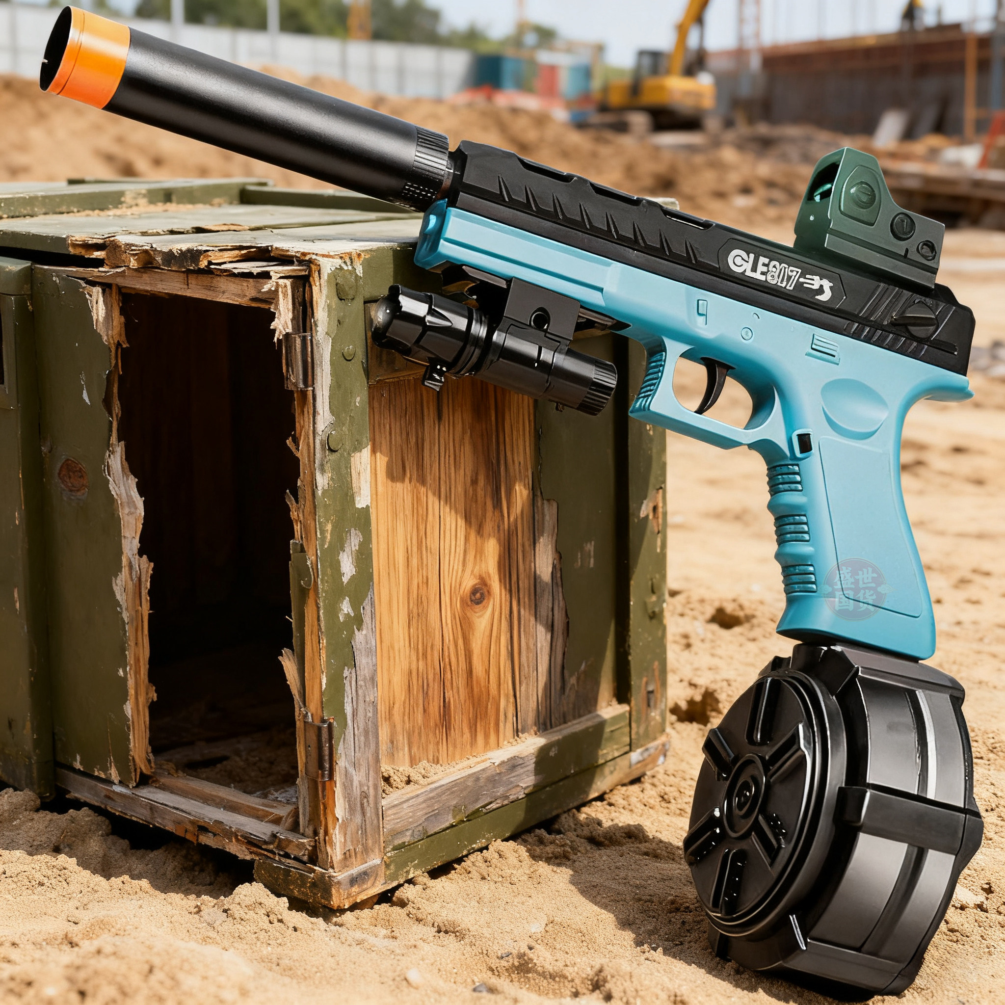 格洛克电动连发手自一体沙漠之鹰儿童水晶玩具枪男孩吃鸡软弹手枪,玩具/童车/益智/积木/模型,电动玩具枪,淘宝优惠券,粉丝福利购,淘宝优惠卷