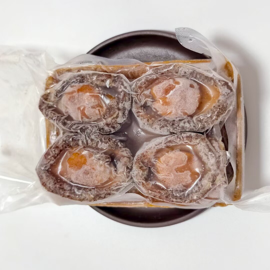 新品鲍汁鲍鱼开袋加热即食头宴会红烧黄金非干鲍心鲍捞饭食材
