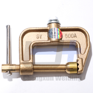 全铜c型焊机电焊机夹子底线夹接地钳纯铜全铜夹钳子连接接地夹