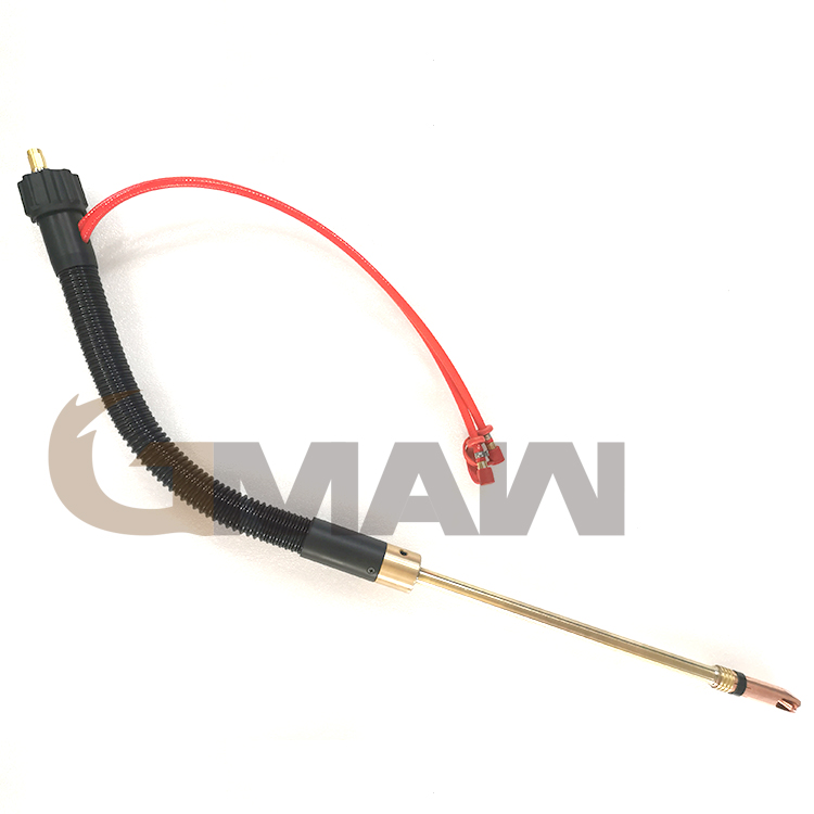 自动气保焊枪直柄水冷窄间隙焊枪非标定做维修机器人焊枪小空间