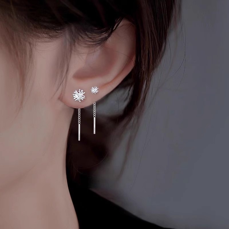 925蒲公英耳线女小众设计耳环养
