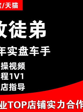直通车托管教学网店爆款代运营