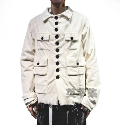 翻领秋季宽松先锋工匠暗黑工装