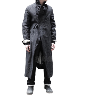 Elena 外套 Dawson原创设计复古摩登高级感绅士风双排扣纯亚麻西装