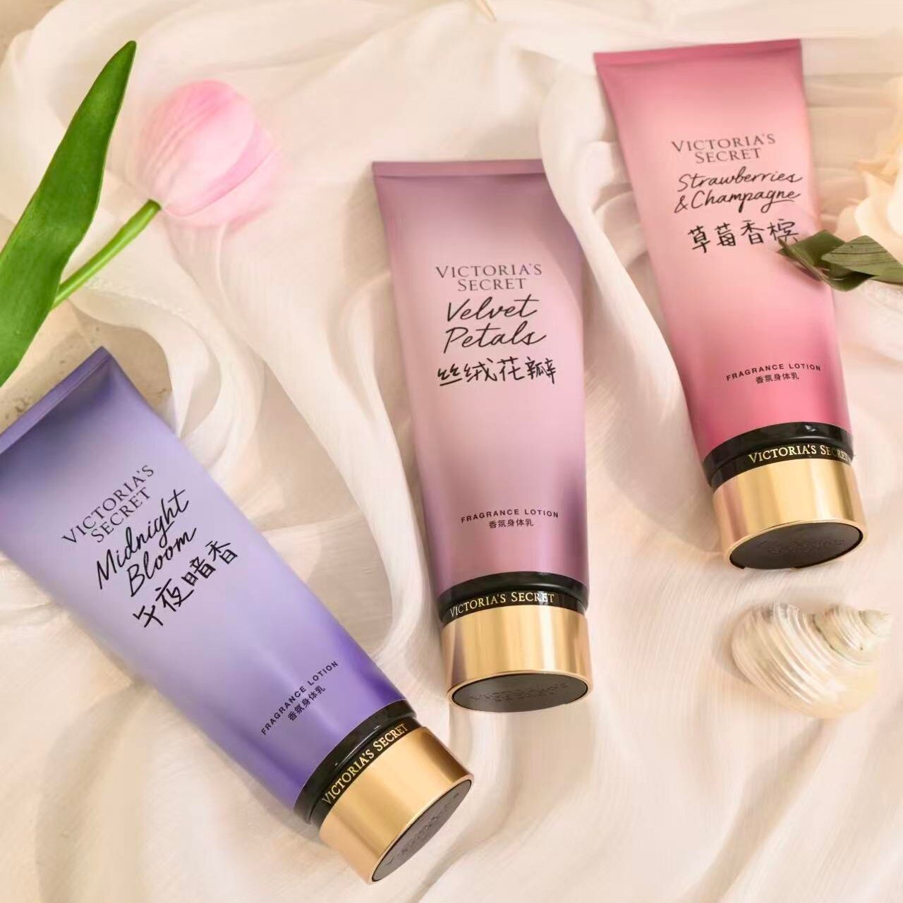 Victoria's Secret 维密 丝绒花瓣香氛身体乳春夏留香保湿润体乳