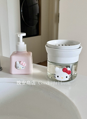 厨房洗洁精分装瓶高颜值玻璃按压瓶家用按压式洗洁精瓶