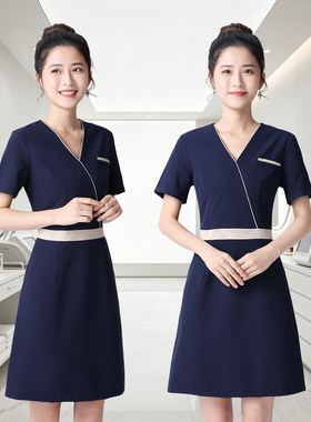 夏季美容院SPA沐足减龄工服套装