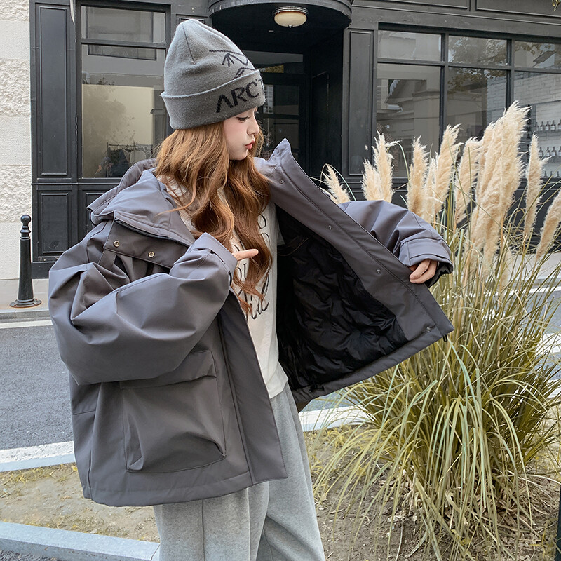 【现货】新款首发图 高级灰冲锋衣90羽绒服 2C301-1391-P255-K388