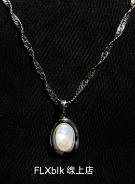 抱月项链锁骨链吊坠男女情侣款