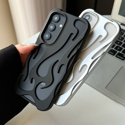 三星s25手机壳硅胶镂空透气简约