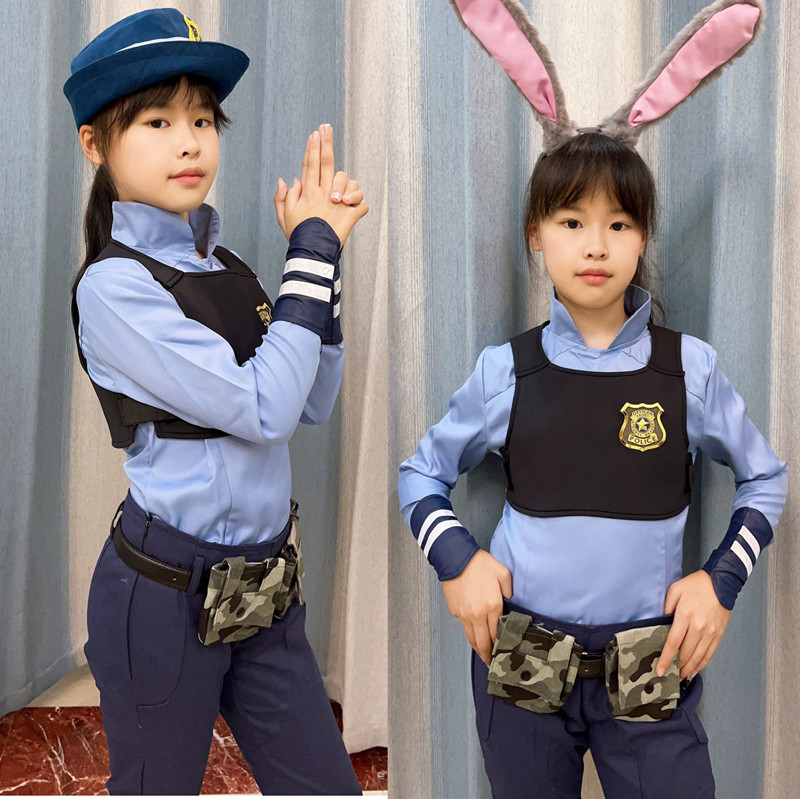 疯狂动物城兔子朱迪警官cos服cos