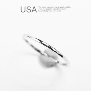 925纯银单身小指尾戒指环 简约欧美原创设计 女闺蜜超细关节戒
