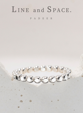 925纯银骰子小方糖戒指 食指素圈戒指环 女闺蜜关节戒指简约个性