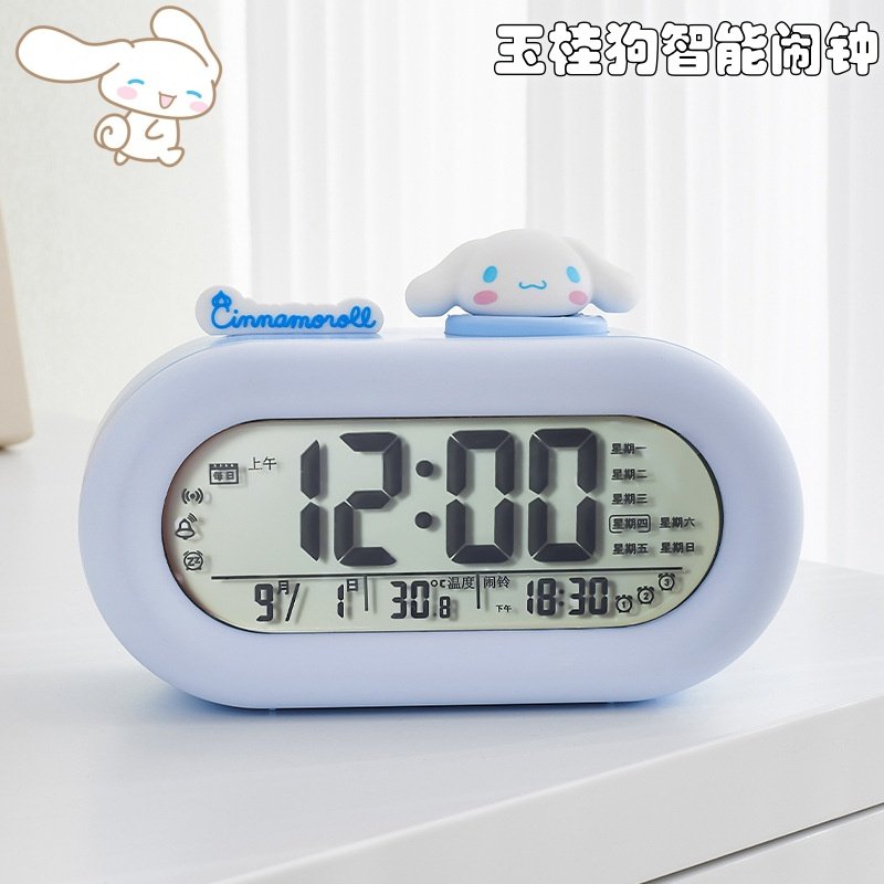 玉桂狗小学生智能闹钟起床神器