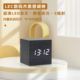 电子时钟表摆台式 儿童正方形 桌面LED数字显示时钟小闹钟2026新款