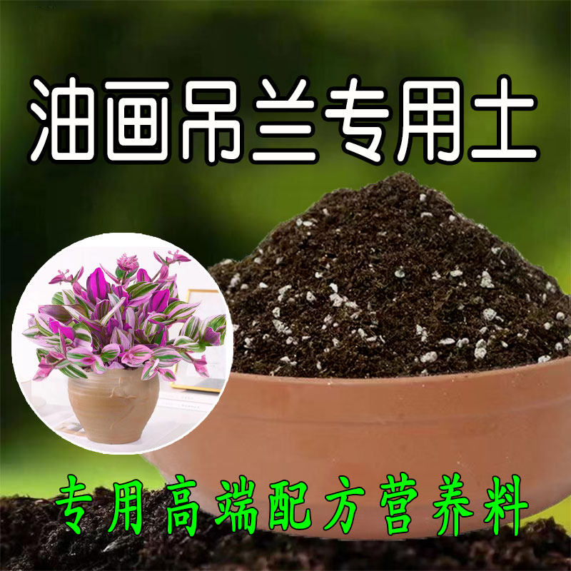 油画吊兰专用土营养土养花专用土种花专用的营养土泥土有机腐殖土