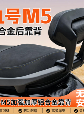 九号9号电动车M5铝合金靠背M5100/M5125/M5200电摩后靠背改装配件