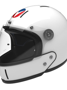 车神MV蓝白黑色头盔法国VELDT摩托车头盔男女3c认证机车电动车盔