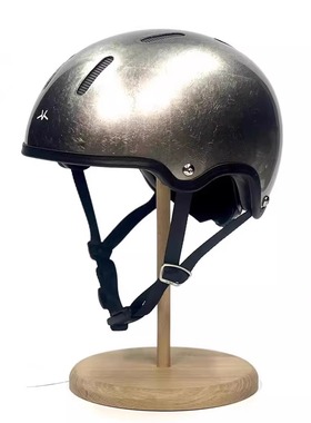 Mark2秋冬青灰箔VELDT碳纤维自行车盔男女通用复古滑雪盔越野盔