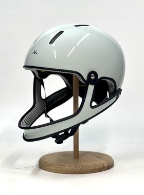 Mark2秋冬新款VELDT碳纤维自行车盔男女通用复古滑雪盔越野盔全盔